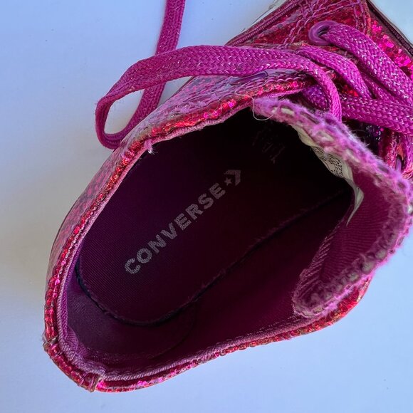 Converse Toddler Glitter Chuck Taylor All Star (EUC) - Picture 6 of 6